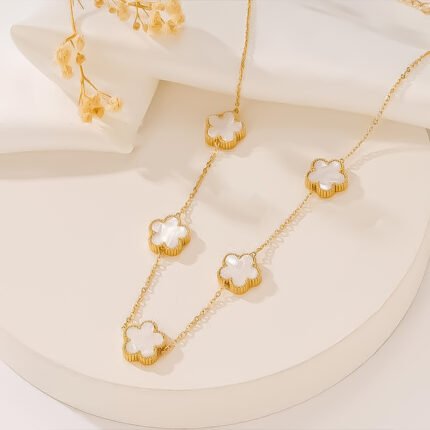 انسيال سلسلة يد استانلس خاتم دهب فضة حلق مجوهرات اكسسوارات