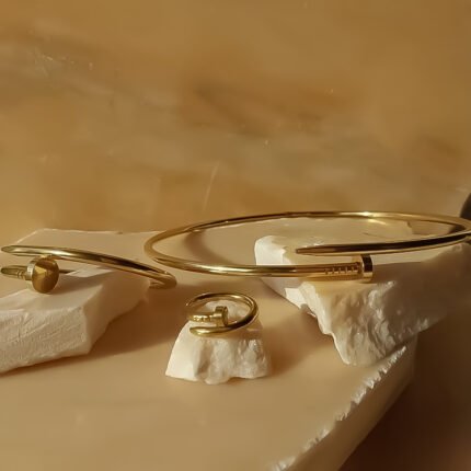 انسيال سلسلة يد استانلس خاتم دهب فضة حلق مجوهرات اكسسوارات