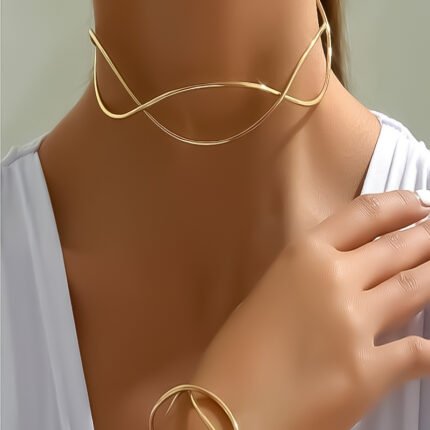 انسيال سلسلة يد استانلس خاتم دهب فضة حلق مجوهرات اكسسوارات