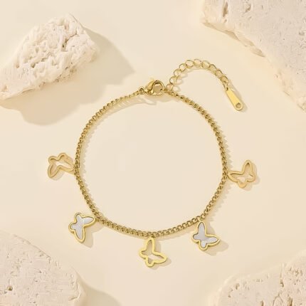 انسيال سلسلة يد استانلس خاتم دهب فضة حلق مجوهرات اكسسوارات