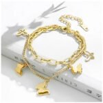 انسيال سلسلة يد استانلس خاتم دهب فضة حلق مجوهرات اكسسوارات