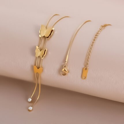 انسيال سلسلة يد استانلس خاتم دهب فضة حلق مجوهرات اكسسوارات