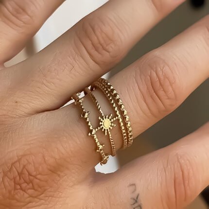 انسيال سلسلة يد استانلس خاتم دهب فضة حلق مجوهرات اكسسوارات