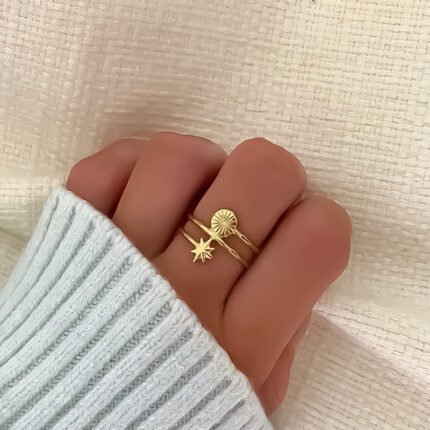 انسيال سلسلة يد استانلس خاتم دهب فضة حلق مجوهرات اكسسوارات