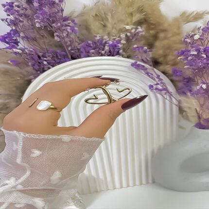 انسيال سلسلة يد استانلس خاتم دهب فضة حلق مجوهرات اكسسوارات