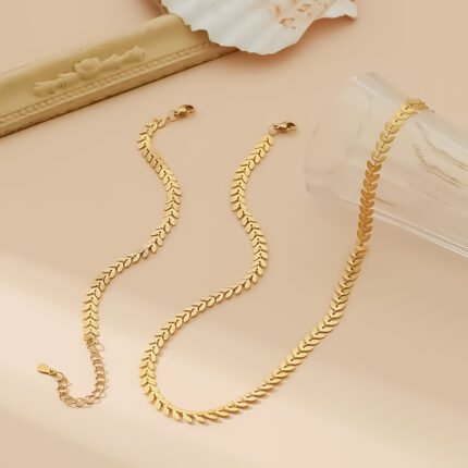 انسيال سلسلة يد استانلس خاتم دهب فضة حلق مجوهرات اكسسوارات