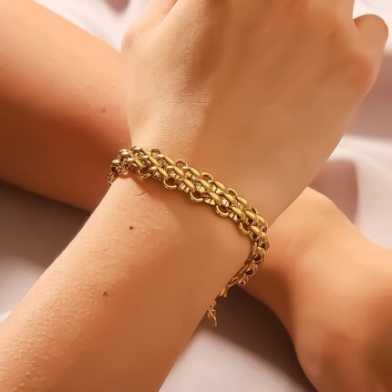 انسيال سلسلة يد استانلس خاتم دهب فضة حلق مجوهرات اكسسوارات