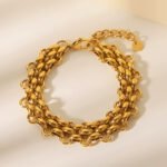 انسيال سلسلة يد استانلس خاتم دهب فضة حلق مجوهرات اكسسوارات