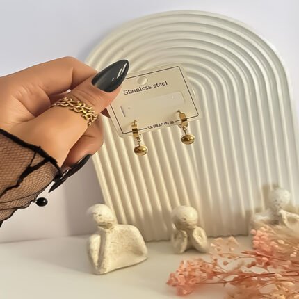 انسيال سلسلة يد استانلس خاتم دهب فضة حلق مجوهرات اكسسوارات