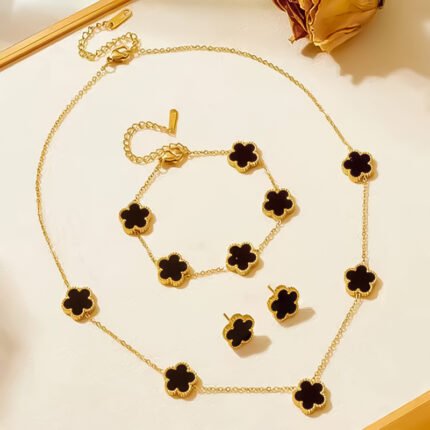 انسيال سلسلة يد استانلس خاتم دهب فضة حلق مجوهرات اكسسوارات