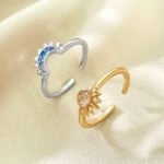 ⁦Twin ring free size⁩ - الصورة ⁦2⁩