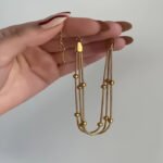 انسيال سلسلة يد استانلس خاتم دهب فضة حلق مجوهرات اكسسوارات