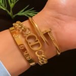 انسيال سلسلة يد استانلس خاتم دهب فضة حلق مجوهرات اكسسوارات