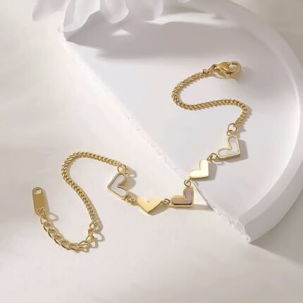 انسيال سلسلة يد استانلس خاتم دهب فضة حلق مجوهرات اكسسوارات