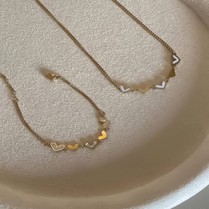 انسيال سلسلة يد استانلس خاتم دهب فضة حلق مجوهرات اكسسوارات