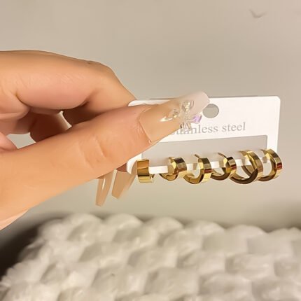 انسيال سلسلة يد استانلس خاتم دهب فضة حلق مجوهرات اكسسوارات