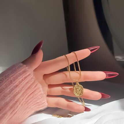 انسيال سلسلة يد استانلس خاتم دهب فضة حلق مجوهرات اكسسوارات