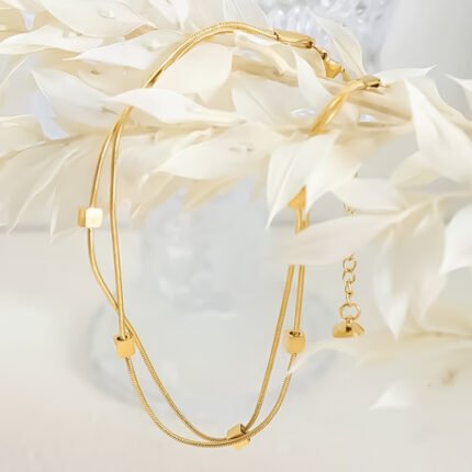 انسيال سلسلة يد استانلس خاتم دهب فضة حلق مجوهرات اكسسوارات