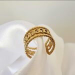 انسيال سلسلة يد استانلس خاتم دهب فضة حلق مجوهرات اكسسوارات