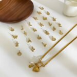 ⁦(سلسلة مصيف مع حرف) summer necklace with letter⁩ - الصورة ⁦2⁩