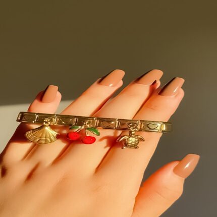 انسيال سلسلة يد استانلس خاتم دهب فضة حلق مجوهرات اكسسوارات