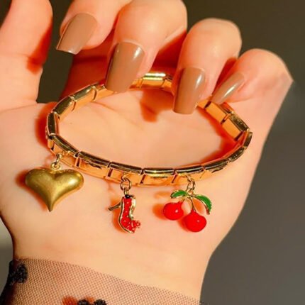 انسيال سلسلة يد استانلس خاتم دهب فضة حلق مجوهرات اكسسوارات