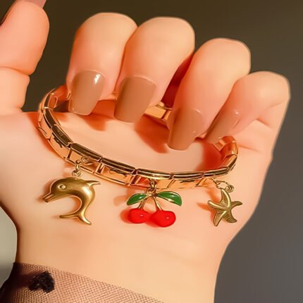 انسيال سلسلة يد استانلس خاتم دهب فضة حلق مجوهرات اكسسوارات