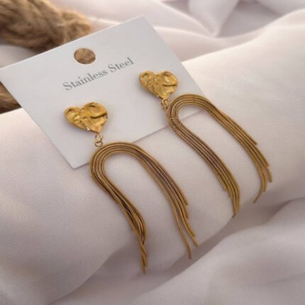 انسيال سلسلة يد استانلس خاتم دهب فضة حلق مجوهرات اكسسوارات