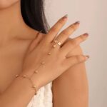 انسيال سلسلة يد استانلس خاتم دهب فضة حلق مجوهرات اكسسوارات