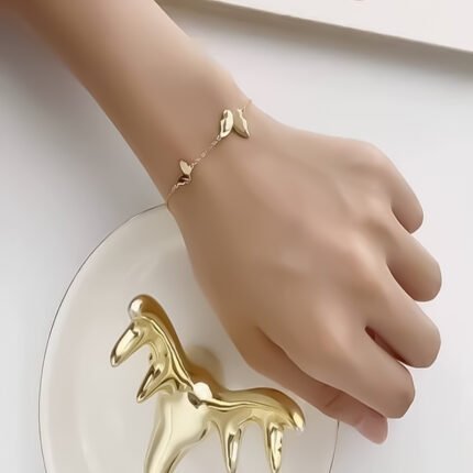 انسيال سلسلة يد استانلس خاتم دهب فضة حلق مجوهرات اكسسوارات