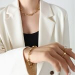 انسيال سلسلة يد استانلس خاتم دهب فضة حلق مجوهرات اكسسوارات