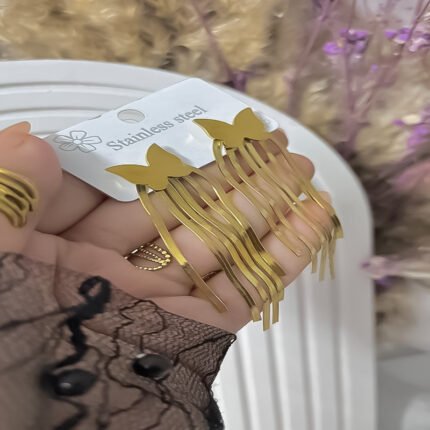 انسيال سلسلة يد استانلس خاتم دهب فضة حلق مجوهرات اكسسوارات