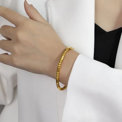 انسيال سلسلة يد استانلس خاتم دهب فضة حلق مجوهرات اكسسوارات