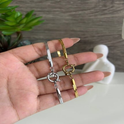 انسيال سلسلة يد استانلس خاتم دهب فضة حلق مجوهرات اكسسوارات