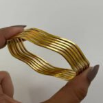 ⁦set wavy bracelet⁩ - الصورة ⁦2⁩