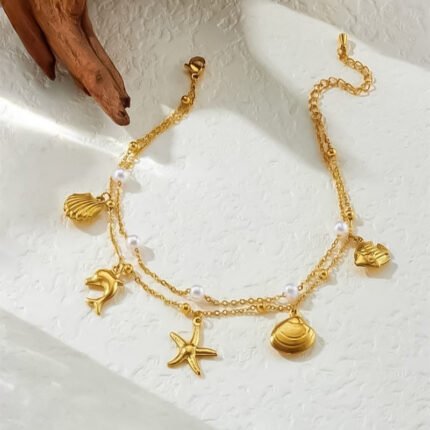 انسيال سلسلة يد استانلس خاتم دهب فضة حلق مجوهرات اكسسوارات