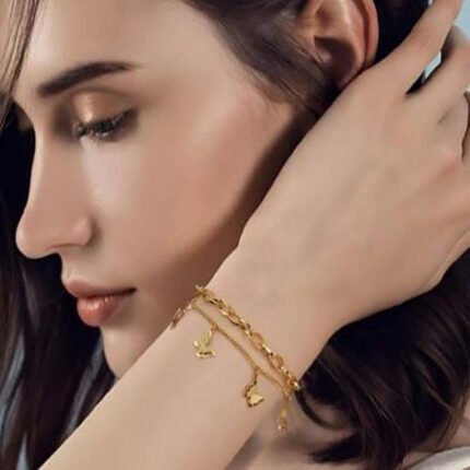 انسيال سلسلة يد استانلس خاتم دهب فضة حلق مجوهرات اكسسوارات