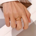 انسيال سلسلة يد استانلس خاتم دهب فضة حلق مجوهرات اكسسوارات