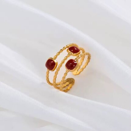 انسيال سلسلة يد استانلس خاتم دهب فضة حلق مجوهرات اكسسوارات