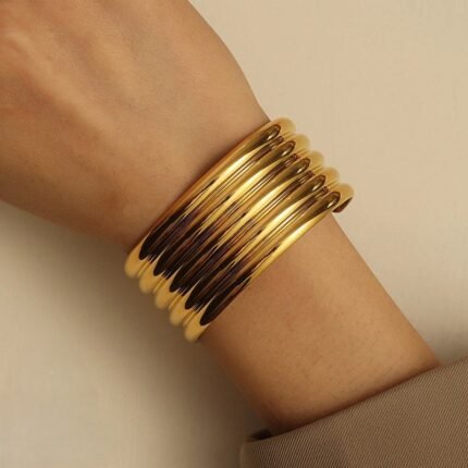 انسيال سلسلة يد استانلس خاتم دهب فضة حلق مجوهرات اكسسوارات