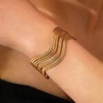 انسيال سلسلة يد استانلس خاتم دهب فضة حلق مجوهرات اكسسوارات