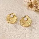 ⁦Shell earring⁩ - الصورة ⁦2⁩