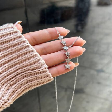 انسيال سلسلة يد استانلس خاتم دهب فضة حلق مجوهرات اكسسوارات
