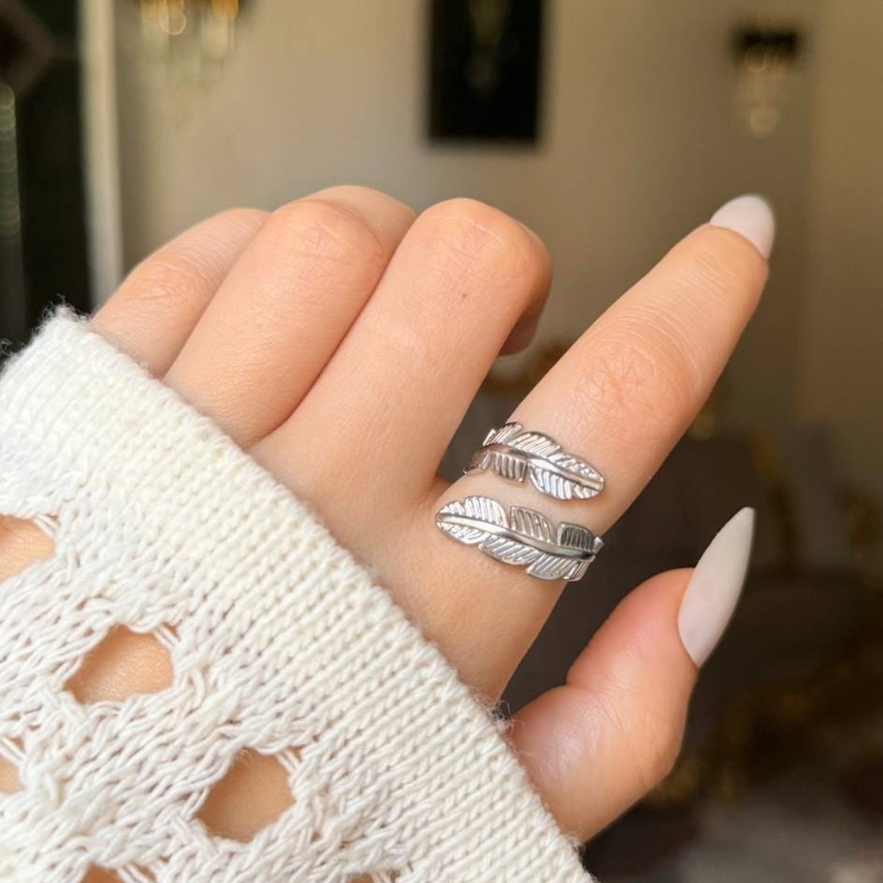 Untitled design (34) انسيال سلسلة يد استانلس خاتم دهب فضة حلق مجوهرات اكسسوارات